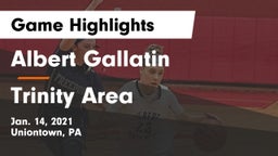 Albert Gallatin vs Trinity Area  Game Highlights - Jan. 14, 2021