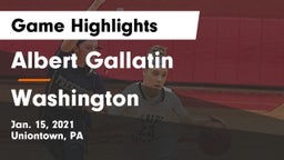Albert Gallatin vs Washington  Game Highlights - Jan. 15, 2021