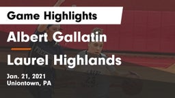 Albert Gallatin vs Laurel Highlands  Game Highlights - Jan. 21, 2021