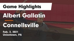 Albert Gallatin vs Connellsville  Game Highlights - Feb. 2, 2021