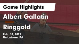 Albert Gallatin vs Ringgold  Game Highlights - Feb. 18, 2021