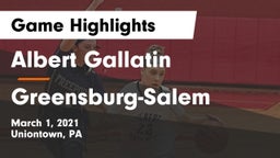 Albert Gallatin vs Greensburg-Salem  Game Highlights - March 1, 2021