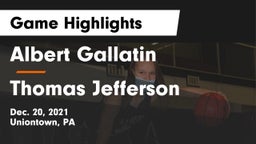 Albert Gallatin vs Thomas Jefferson  Game Highlights - Dec. 20, 2021
