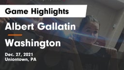 Albert Gallatin vs Washington  Game Highlights - Dec. 27, 2021