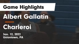 Albert Gallatin vs Charleroi  Game Highlights - Jan. 12, 2022