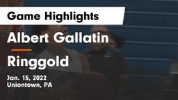 Albert Gallatin vs Ringgold  Game Highlights - Jan. 15, 2022