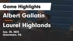 Albert Gallatin vs Laurel Highlands  Game Highlights - Jan. 20, 2022