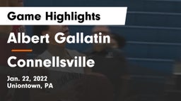 Albert Gallatin vs Connellsville  Game Highlights - Jan. 22, 2022