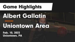 Albert Gallatin vs Uniontown Area  Game Highlights - Feb. 10, 2022