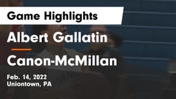 Albert Gallatin vs Canon-McMillan  Game Highlights - Feb. 14, 2022