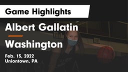 Albert Gallatin vs Washington  Game Highlights - Feb. 15, 2022