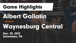Albert Gallatin vs Waynesburg Central  Game Highlights - Dec. 20, 2022