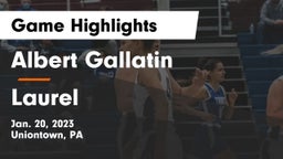 Albert Gallatin vs Laurel  Game Highlights - Jan. 20, 2023