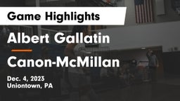 Albert Gallatin vs Canon-McMillan  Game Highlights - Dec. 4, 2023