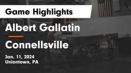 Albert Gallatin vs Connellsville  Game Highlights - Jan. 11, 2024