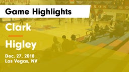 Clark  vs Higley  Game Highlights - Dec. 27, 2018