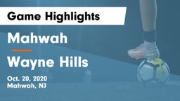 Mahwah  vs Wayne Hills  Game Highlights - Oct. 20, 2020