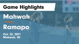 Mahwah  vs Ramapo  Game Highlights - Oct. 23, 2021
