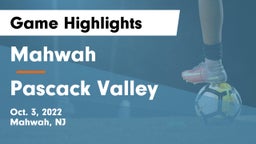 Mahwah  vs Pascack Valley  Game Highlights - Oct. 3, 2022