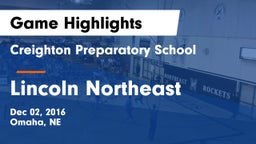 Creighton Preparatory School vs Lincoln Northeast  Game Highlights - Dec 02, 2016