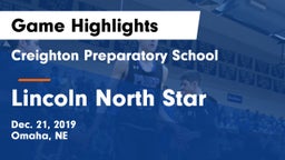 Creighton Preparatory School vs Lincoln North Star Game Highlights - Dec. 21, 2019