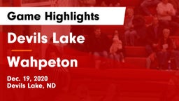 Devils Lake  vs Wahpeton  Game Highlights - Dec. 19, 2020