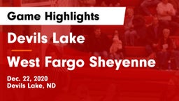 Devils Lake  vs West Fargo Sheyenne  Game Highlights - Dec. 22, 2020