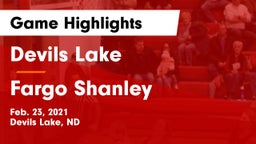 Devils Lake  vs Fargo Shanley  Game Highlights - Feb. 23, 2021