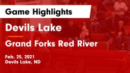 Devils Lake  vs Grand Forks Red River  Game Highlights - Feb. 25, 2021