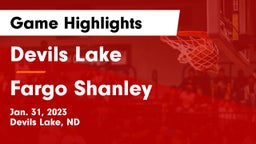 Devils Lake  vs Fargo Shanley  Game Highlights - Jan. 31, 2023