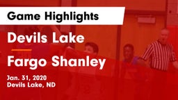 Devils Lake  vs Fargo Shanley  Game Highlights - Jan. 31, 2020
