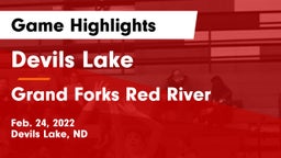 Devils Lake  vs Grand Forks Red River  Game Highlights - Feb. 24, 2022
