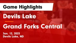 Devils Lake  vs Grand Forks Central  Game Highlights - Jan. 12, 2023