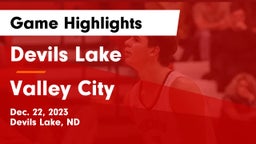 Devils Lake  vs Valley City  Game Highlights - Dec. 22, 2023