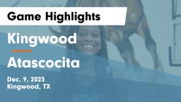 Kingwood  vs Atascocita  Game Highlights - Dec. 9, 2023