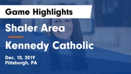 Shaler Area  vs Kennedy Catholic  Game Highlights - Dec. 10, 2019