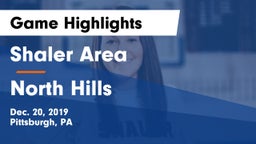 Shaler Area  vs North Hills  Game Highlights - Dec. 20, 2019