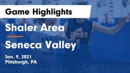 Shaler Area  vs Seneca Valley  Game Highlights - Jan. 9, 2021
