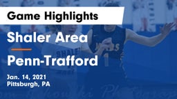 Shaler Area  vs Penn-Trafford  Game Highlights - Jan. 14, 2021