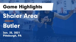 Shaler Area  vs Butler  Game Highlights - Jan. 25, 2021