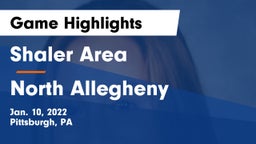 Shaler Area  vs North Allegheny  Game Highlights - Jan. 10, 2022