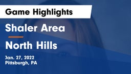 Shaler Area  vs North Hills  Game Highlights - Jan. 27, 2022