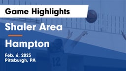Shaler Area  vs Hampton  Game Highlights - Feb. 6, 2023