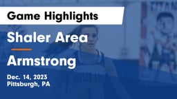 Shaler Area  vs Armstrong  Game Highlights - Dec. 14, 2023