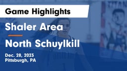 Shaler Area  vs North Schuylkill  Game Highlights - Dec. 28, 2023