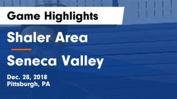 Shaler Area  vs Seneca Valley  Game Highlights - Dec. 28, 2018