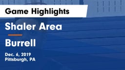 Shaler Area  vs Burrell  Game Highlights - Dec. 6, 2019