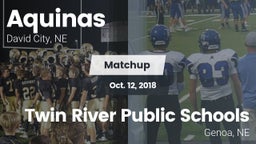 Matchup: Aquinas  vs. Twin River Public Schools 2018