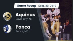 Recap: Aquinas  vs. Ponca  2019