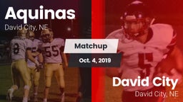 Matchup: Aquinas  vs. David City  2019